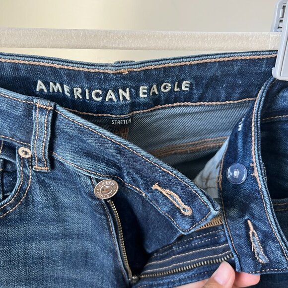 AE Stretch Mom Straight Jean - Picture 3 of 11